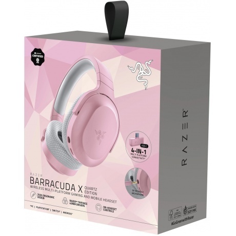 Наушники Razer Barracuda X Quartz Pink RZ04-04430300-R3M1 - фото 6