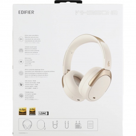 Наушники Edifier WH950NB слоновая кость - фото 17