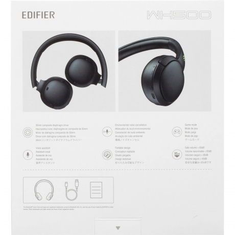 Наушники Edifier WH500 черный - фото 11