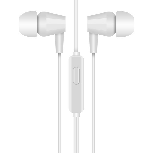 

Наушники с микрофоном Krutoff Jay (белые), Белый