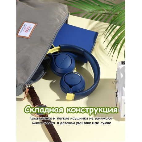 Наушники Mpow Che1 Pro Blue-Yellow MPBH457AL - фото 16