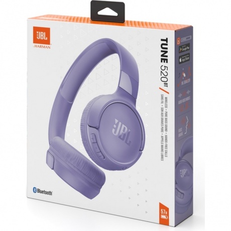Наушники JBL Tune 520BT (JBLT520BTPUREU) Purple - фото 15