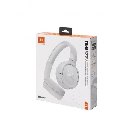 Наушники JBL Tune 520BT (JBLT520BTWHTEU) White - фото 11