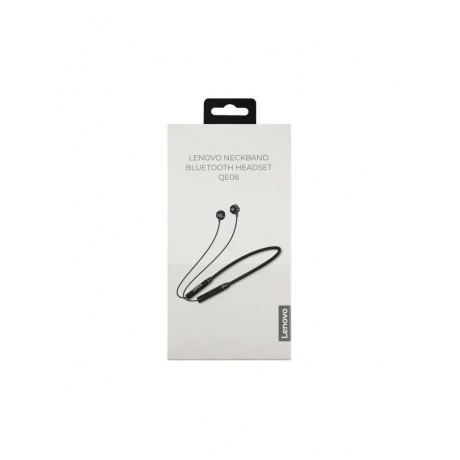 Наушники Lenovo QE08 с микрофоном (с ободом), черные (QXD1B07931) - фото 2