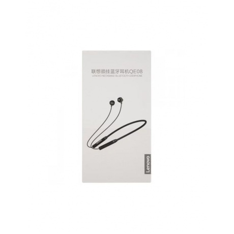 Наушники Lenovo QE08 с микрофоном (с ободом), черные (QXD1B07931) - фото 3