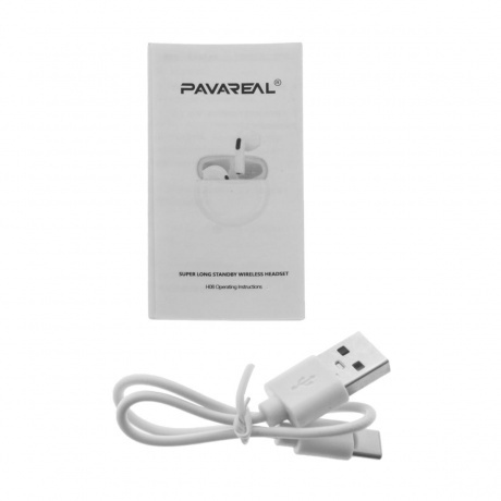 Наушники (TWS) PAVAREAL PA-H08, белые - фото 8