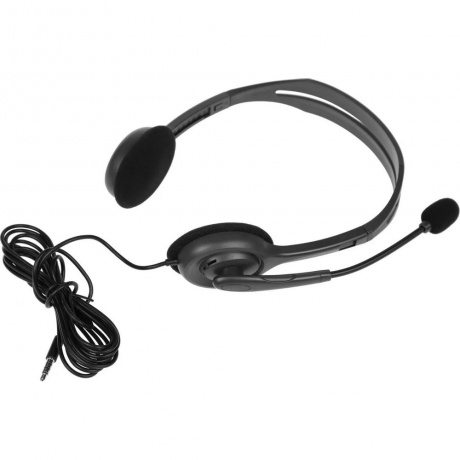 Наушники Logitech H111 темно-серый (981-000594) - фото 13