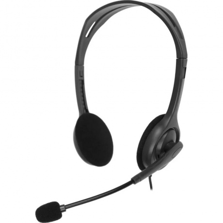Наушники Logitech H111 темно-серый (981-000594) - фото 9