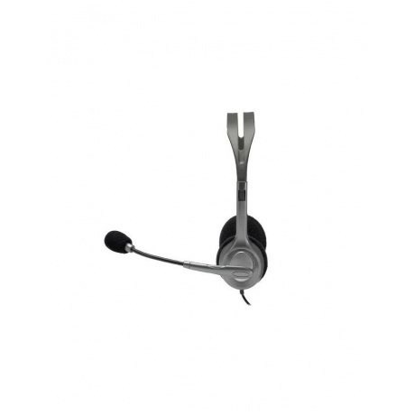 Наушники Logitech H110 темно-серый (981-000472) - фото 2