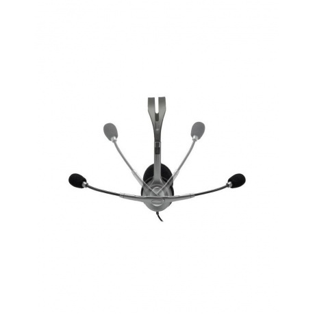 Наушники Logitech H110 темно-серый (981-000472) - фото 4