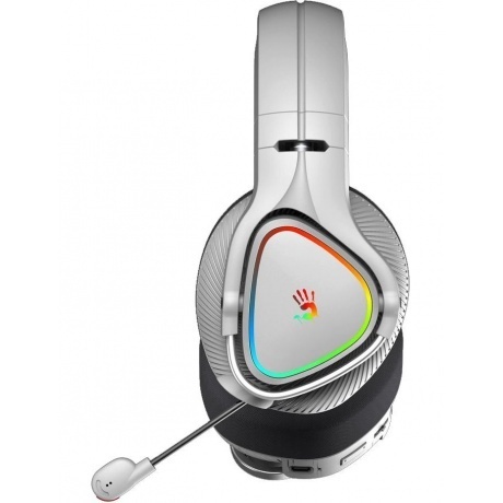 Наушники A4Tech Bloody MR710 серый (MR710 GREY) - фото 4