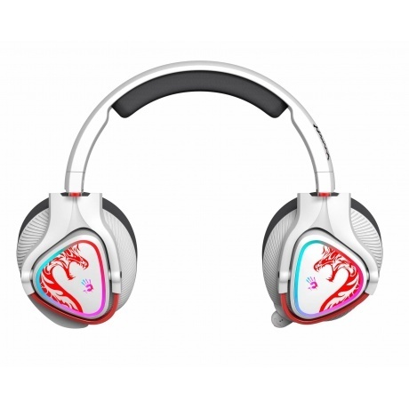 Наушники A4Tech Bloody MR720 белый/красный - фото 6