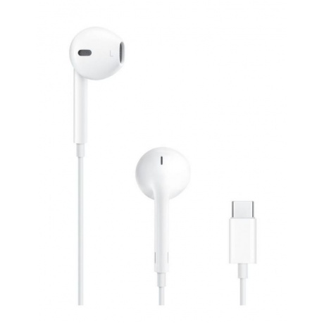 Наушники Apple EarPods with Type C Connector MTJY3FE - фото 1