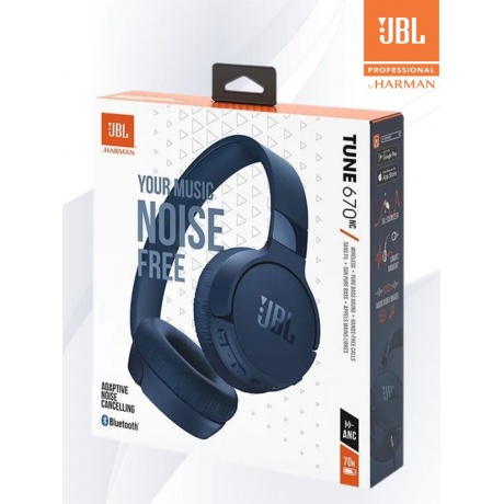 Наушники JBL Tune 670NC Blue - фото 11