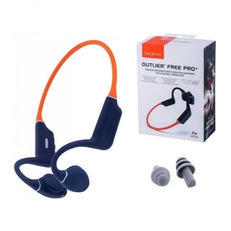 Наушники Creative OUTLIER FREE PRO+ (Оранж) - фото 1