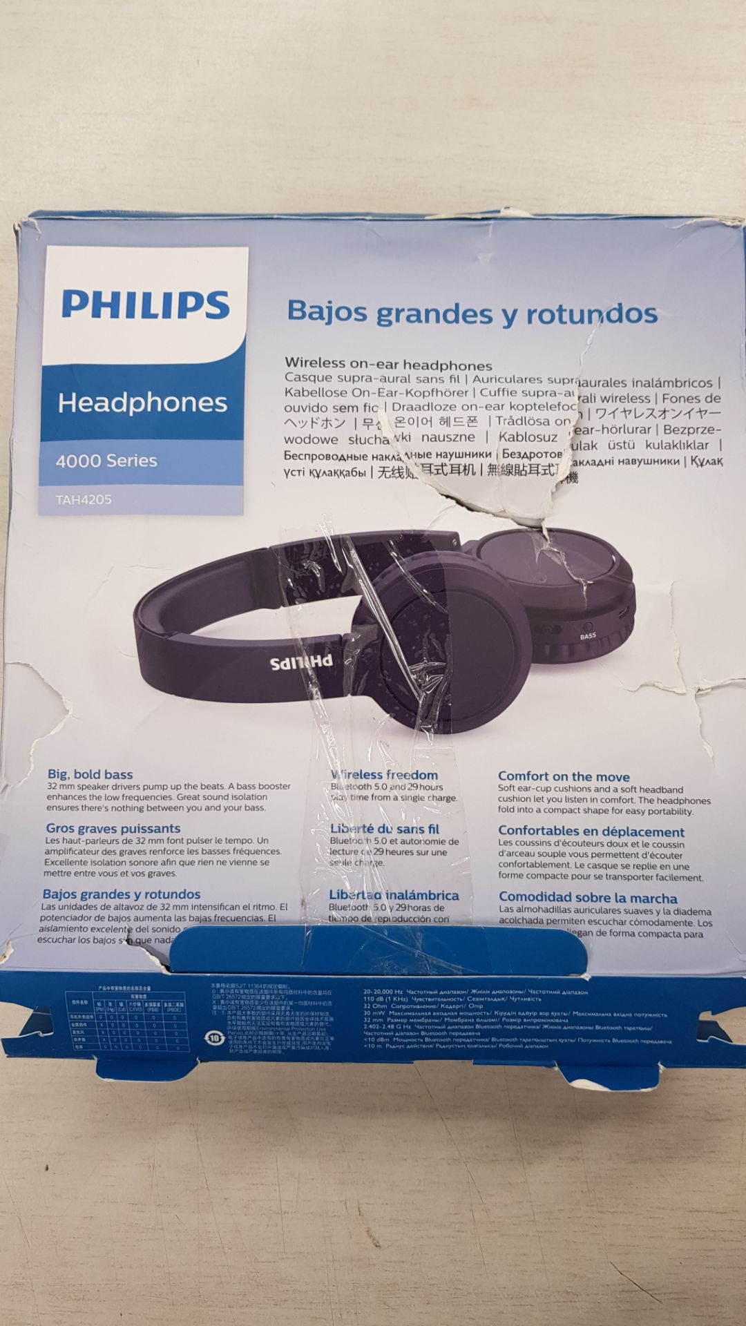 Наушники Philips TAH4205BK/00 отличное состояние - фото 4