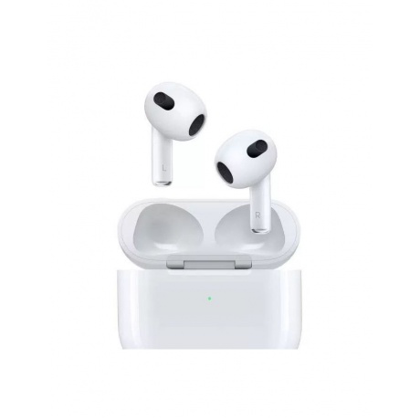 Наушники Apple AirPods 3 MagSafe Charging Case, белый MME73 уцененный - фото 1
