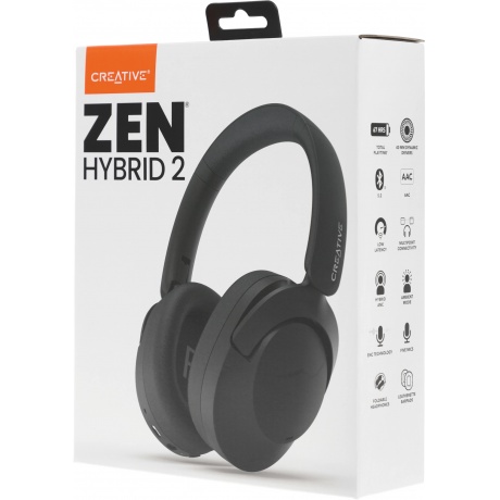 Наушники Creative Zen Hybrid 2 Black 51EF1140AA001 - фото 12