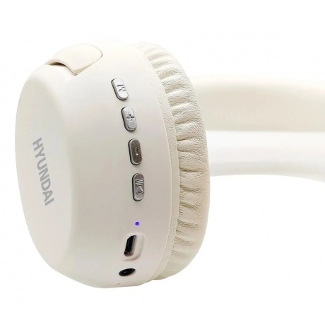 Наушники Hyundai H-HP101 White - фото 3