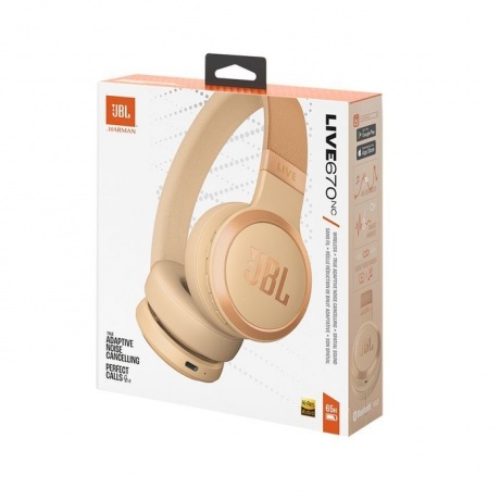 Наушники JBL Live 670NC Beige (JBLLIVE670NCSAT) - фото 2