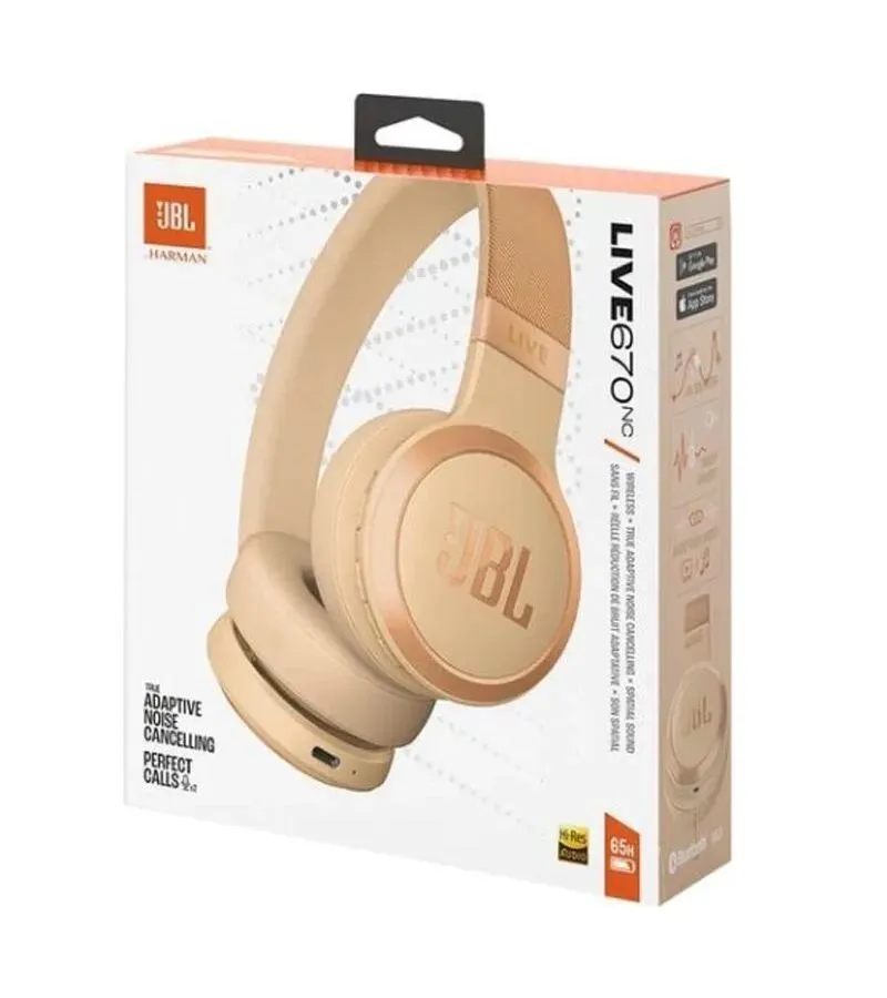 Наушники JBL Live 670NC Beige Наушники JBLLIVE670NCSAT - фото 3