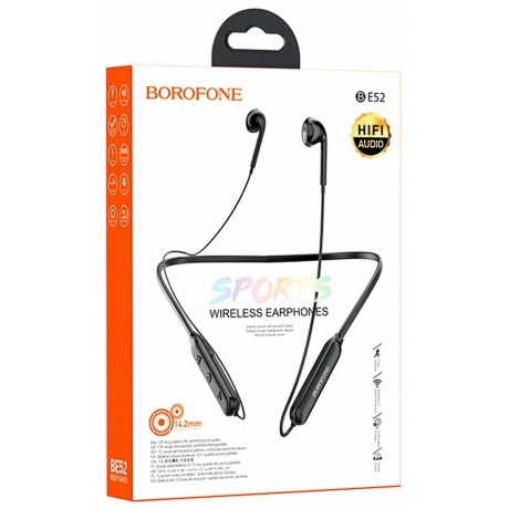 Наушники Borofone BE52 Ear Sports Black 6931474749468 - фото 4