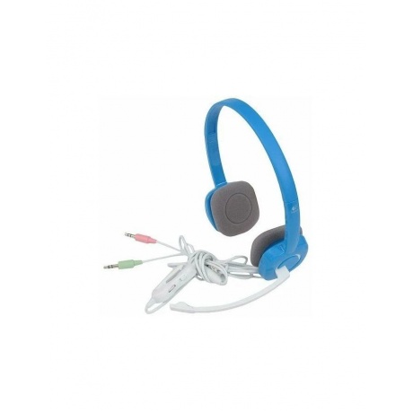 Наушники Logitech Stereo Headset (Borg) H150 981-000372 Blue - фото 17