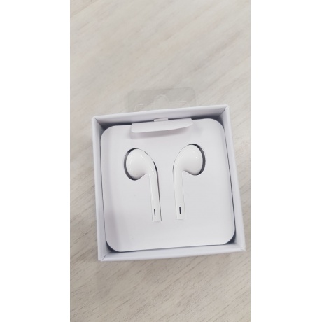 Наушники с микрофоном Apple EarPods 3,5mm MNHF2ZM/A отличное состояние - фото 3