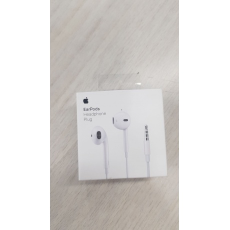 Наушники с микрофоном Apple EarPods 3,5mm MNHF2ZM/A отличное состояние - фото 4