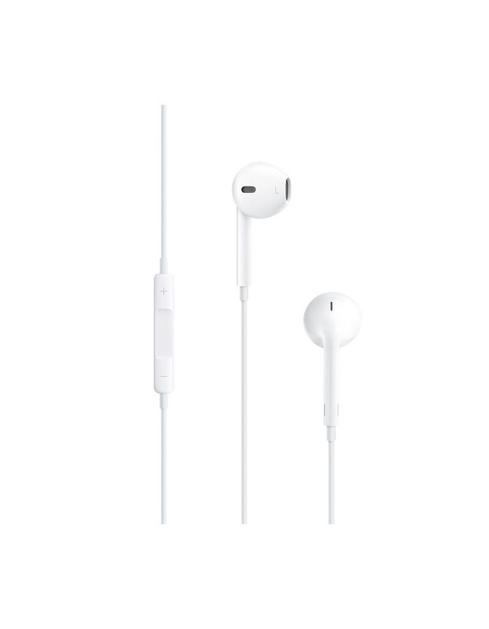 Наушники с микрофоном Apple EarPods 3,5mm MNHF2ZM/A отличное состояние - фото 1