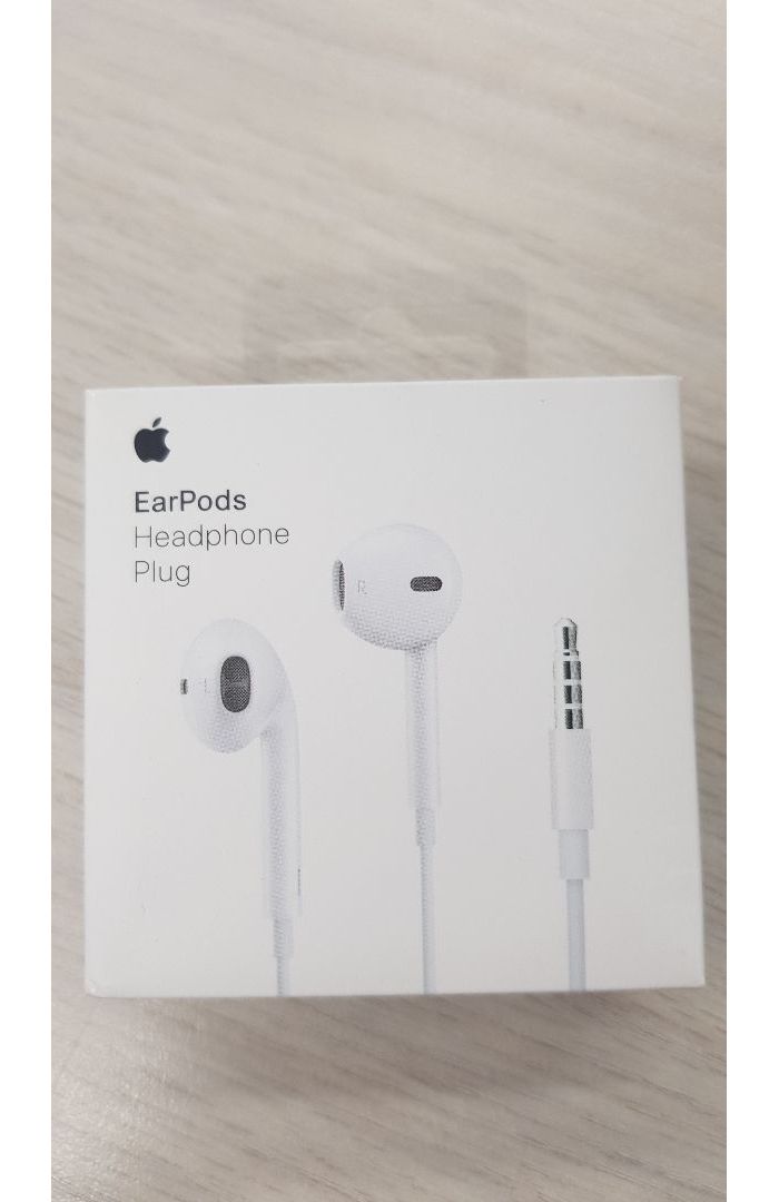 Наушники с микрофоном Apple EarPods 3,5mm MNHF2ZM/A отличное состояние - фото 3