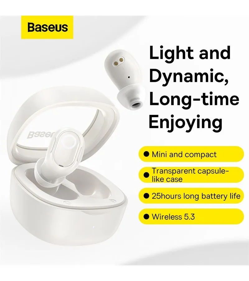 Наушники Baseus Bowie WM02 True Wireless Earphones Creamy White (NGTW180002) - фото 10