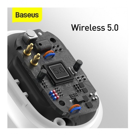 Наушники Baseus Encok WM01 Plus True Wireless Earphones White (NGWM010002) - фото 5