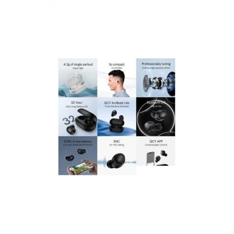Наушники QCY Arc Buds Lite Black (BH23QT27A) - фото 5