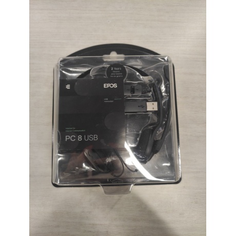 Наушники Sennheiser PC 8 USB черный (504197) отличное сосотояние - фото 2