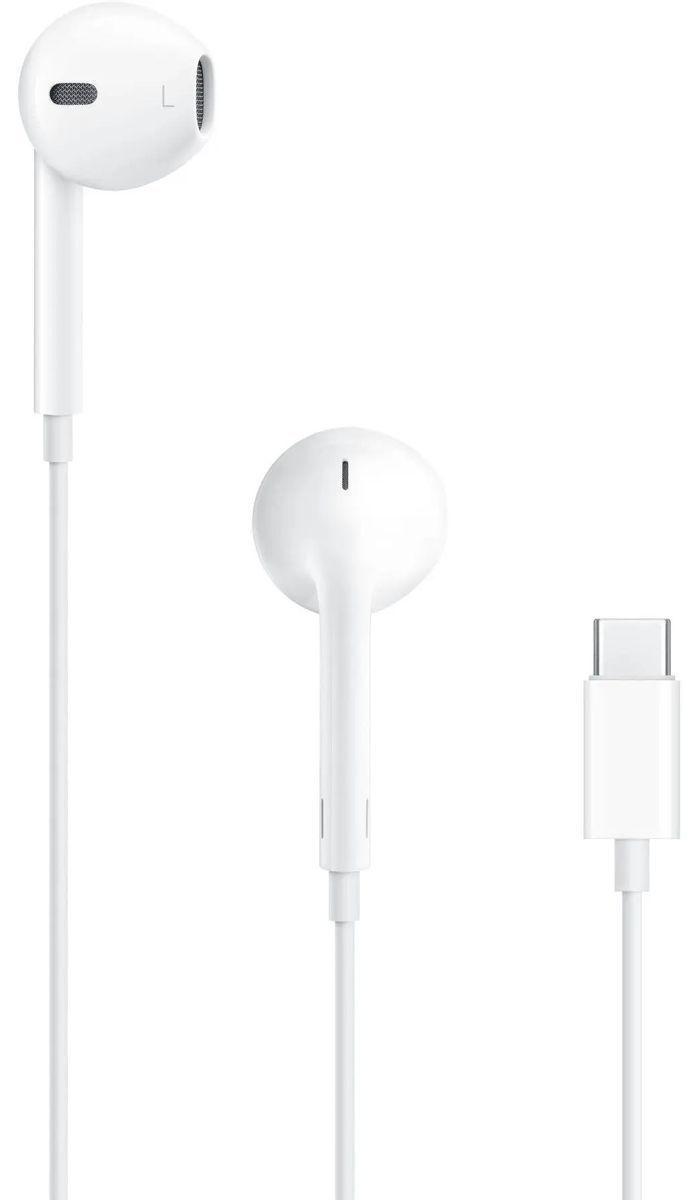 Наушники Apple EarPods with Type C Connector MTJY3ZE/A комплект 5 штук наушники apple earpods with remote and mic mnhf2zm a