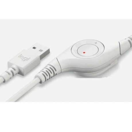 Наушники Logitech H390 - белый - фото 7