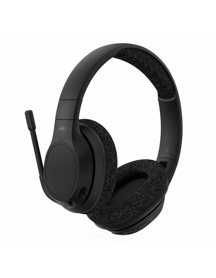 Наушники Belkin Soundform Adapt Over Ear Headset with Boom Mic черный AUD005BTBLK - фото 1