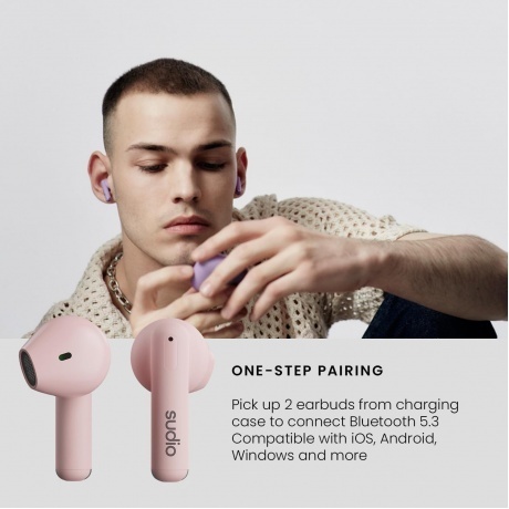 Наушники Sudio A1. розовый - фото 6