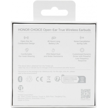 Наушники HONOR CHOICE OWS black (5504AATL) - фото 17