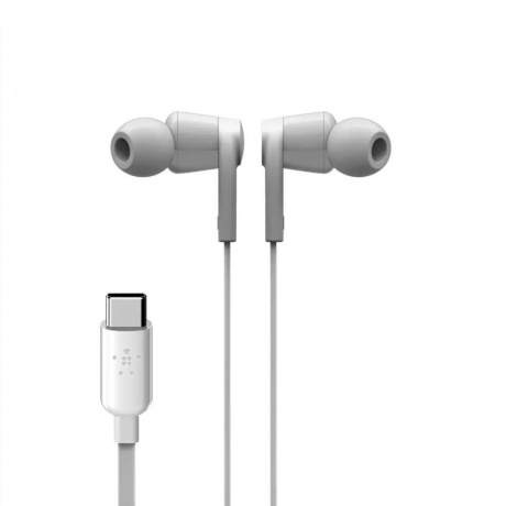 Наушники Belkin Soundform Headphones with USB-C Connector белый - фото 4