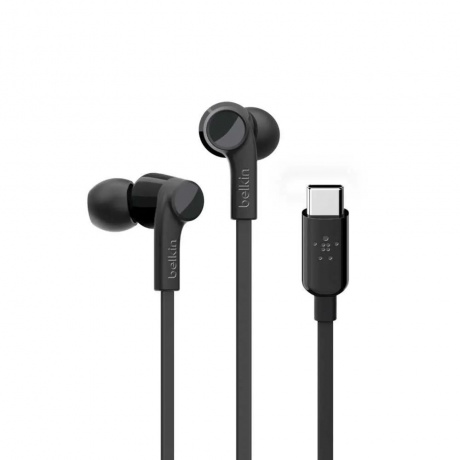 Наушники Belkin Soundform Headphones with USB-C Connector черный - фото 1