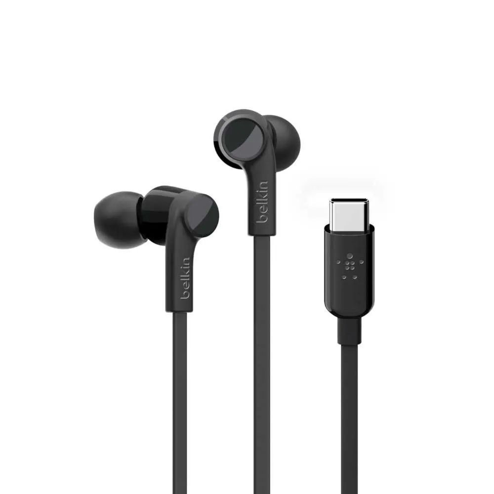 Наушники Belkin Soundform Headphones with USB-C Connector черный наушники belkin soundform pulse черный