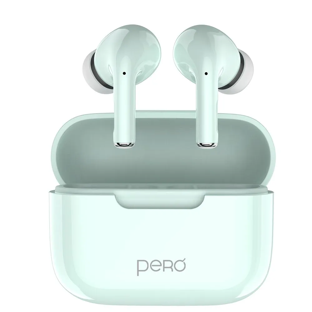 Наушники PERO TWS06 COMFORT Light green - фото 2