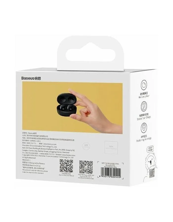 Наушники Baseus True Wireless Earphones Bowie E2 Black (NGTW090001) - фото 15