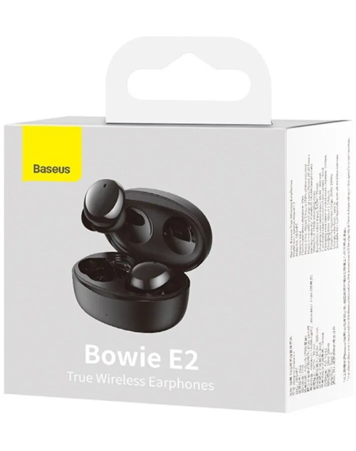 Наушники Baseus True Wireless Earphones Bowie E2 Black (NGTW090001) - фото 7