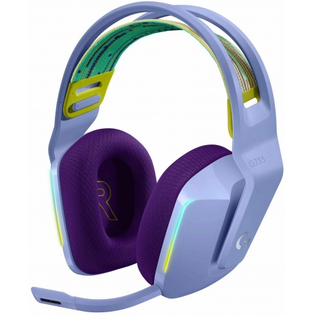 Наушники Logitech G733 Lightspeed Gaming Headset Lilac (981-000890) - фото 1
