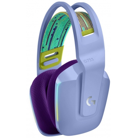 Наушники Logitech G733 Lightspeed Gaming Headset Lilac (981-000890) - фото 2