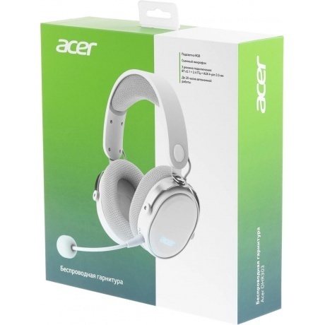 Наушники Acer OHR303 White ZL.HDSEE.00A - фото 13