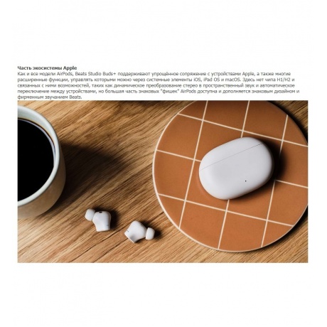 Наушники Beats Studio Buds Plus Cosmic Silver MT2P3 - фото 6